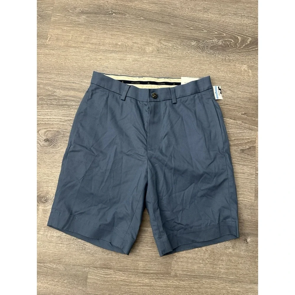 NWT Brooks Brothers Lightweight Advantage Chino Shorts Blue Size 30